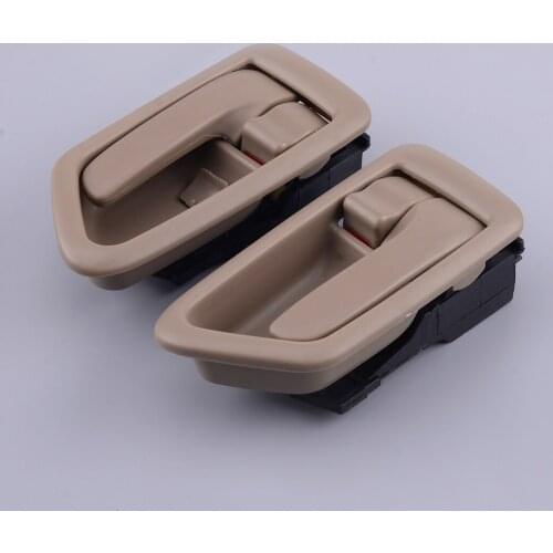 2pcs Left Right Inside Interior Door Handle Beige 692783-3020 692773-3020 Fit for Toyota Camry 1997 1998 1999 2000 2001