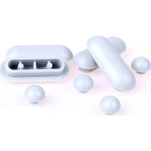 4 Pieces Of Toilet Seat Accessories Cushion Non-slip Gasket Toilet Seat Cushion Cover Bumper Bathroom Lifter Kit