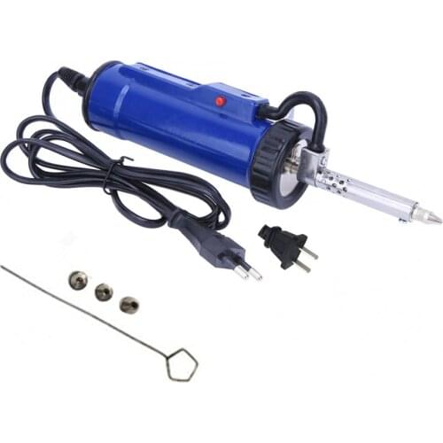 BBT580 Electric Tin Suction Device Portable Automatic Tin Electric Vacuum Solder Sucker Desoldering Pumps Solder Repair Tools Wi