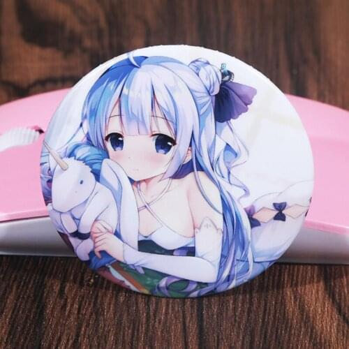 FFFPIN 5.8cm Korea Brooch Cute Game Pin Azur Lane Casual Gaming Breastpin Badge Coin Icon Ornament for Cloth Backpack Schoolbag