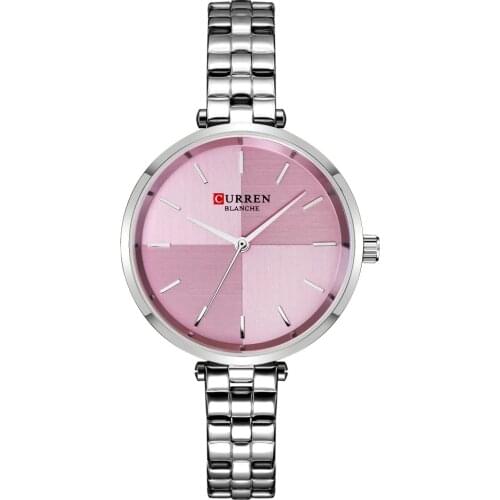 CURREN Women Watches Top Brand Luxury Stainless Steel Strap Watch Ladies Analog Quartz Wristwatch Simple Style Clock reloj mujer