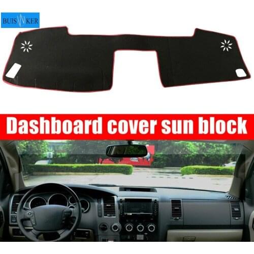 For Toyota Tundra Sequoia 2008 2009 2010 2011 2012 2013 2014 Car Dashboard Cover Mat Pad Sun Shade Instrument Carpet Accessories
