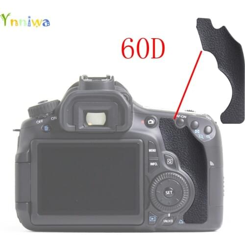 For Canon 60D The Thumb Rubber Back cover Rubber DSLR Camera Replacement Unit Repair Part