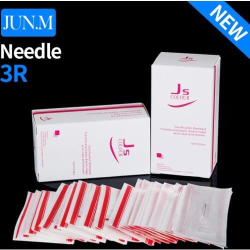 100 pcs 3R needles for manual pen Semi permanent makeup manual fog pen needle microblading eyebrow pen needles