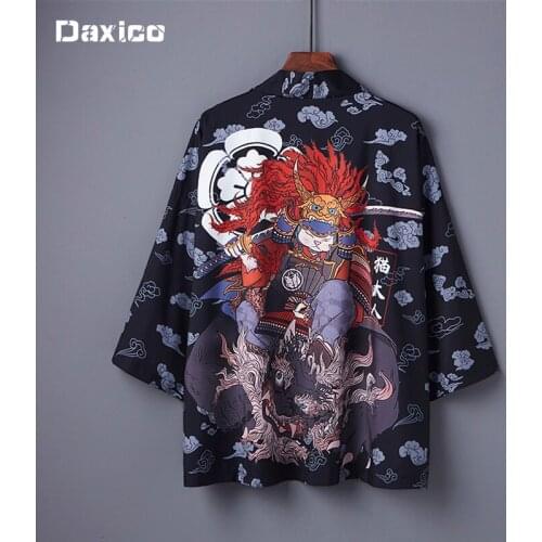 Kimono Women Haori Yukata Man Japanese Kimono Cardigan Men Samurai Clothing Japan Harajuku Streetwear Samurai Clothes