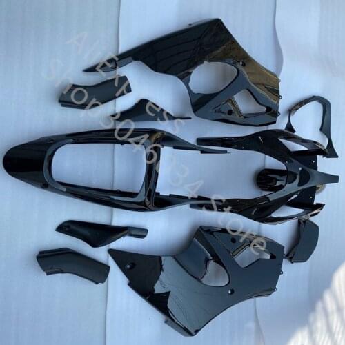 Injection molding fairings fit for Kawasaki ZX-6R 2000 2001 2002 full black fairing kit Ninja ZX6R 00-02
