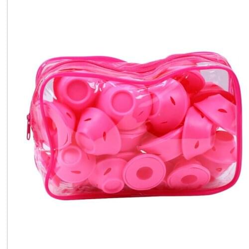 Soft rubber hair care rollers Hair Care Rollers Silicone Hair Curler No Heat No Clip Hair Curling Styling DIY Tool