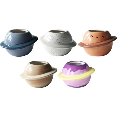 Planet Flowerpot Aloe Cactus Succulent Pot Desktop Planter for Home Decor