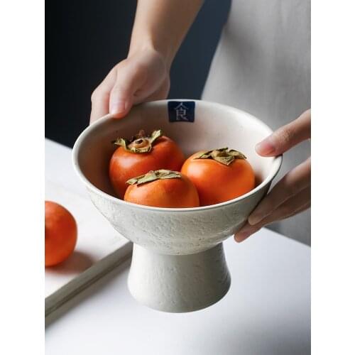 American and Japanese-style high-end ceramic plate living room coffee table decoration dessert fruit plate dessert bowl LB031201