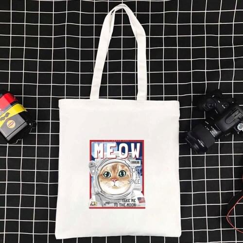 Foldable Tote Bag Reusable Handbag Supermarket Handbags Eco-friendly Shopping Bags High Capacity Shoulder Bag Women Shoppers