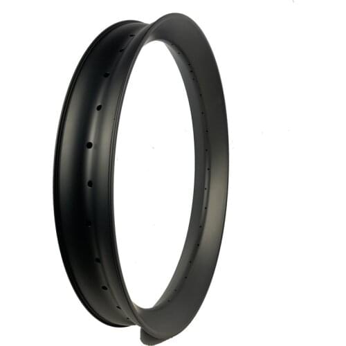 Carbon fatbike/snow bicycle sand smooth design 26inch rim wheel 90x40mm UK clincher tubeless hookless easy changed&repaired tire