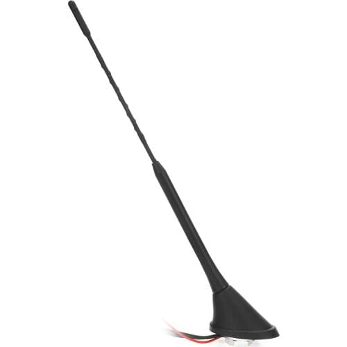 Universal Car Roof Mounted Radio Antenna DAB AM FM Radio Amplifier Aerial With SMB DIN Connector