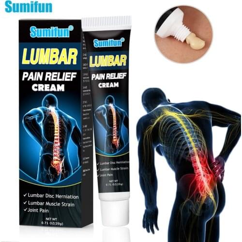 1Box 20g Sumifun Lumbar Pain Relief Cream Joint Muscle Massage Plaster Arthritis Rheumatism Neuralgia Analgesic Care Ointment
