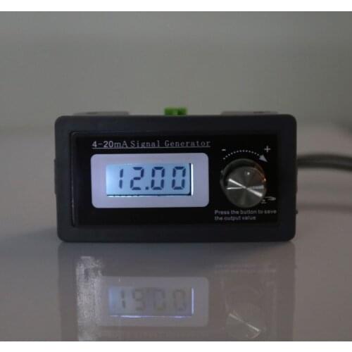 2 Wire 4-20mA Current Signal Generator Panel-mounted Current Loop Generator Simulator Current Transducer