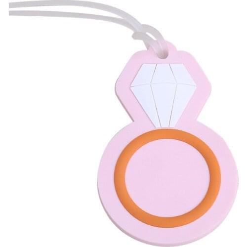 20 Pieces/lot) Resin Wedding decoration gift of Diamond Luggage tags Party Favors For Pink Bridal showers Elegant wedding items