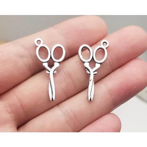 25pcs/lot--30x14mm, Antique silver plated Scissors charms,DIY supplies, Jewelry accessories