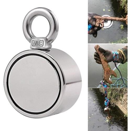 600LM aimants magnetiques puissant magnet hook Ring Strong magnetic key holder hogar organizar aimant puissant de peche Tools