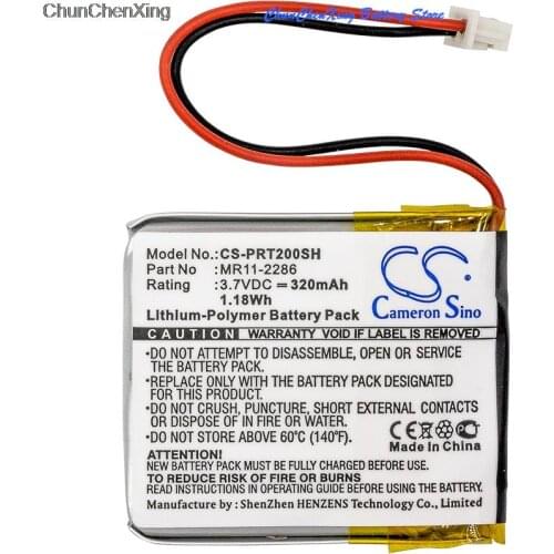 Cameron Sino 320mAh Battery MR11-2286 for Casio PRT-2GP