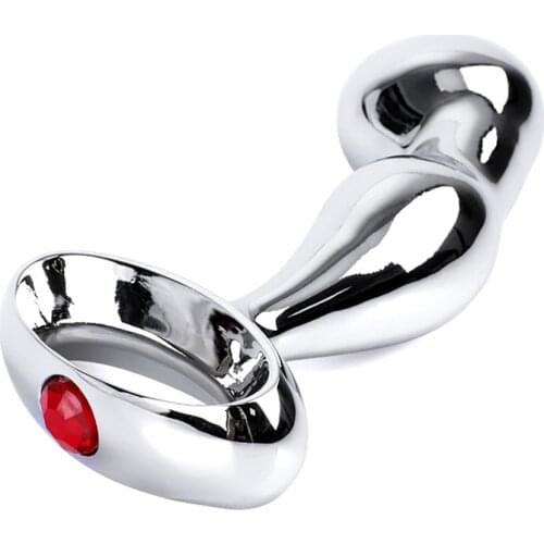 Butt Plug Metal Anal Hook Hole Ring Dilator Beads G-spot Massage Prostate For Female Male Masturbation Sex Toys