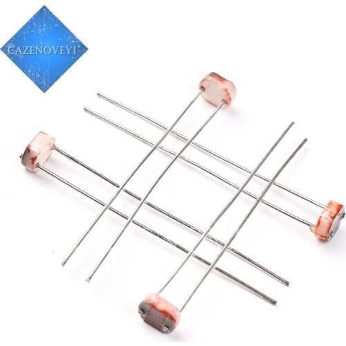 20pcs/lot 5516 light dependent resistor photoresistor resistor 5mm photosensitive resistance 35510