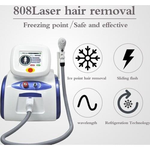 Hot Selling 808nm Diode Laser Machine for Hair Removal Skin Rejuvenation Cooling Painless Permanent Hair Remover Spa Salon Use