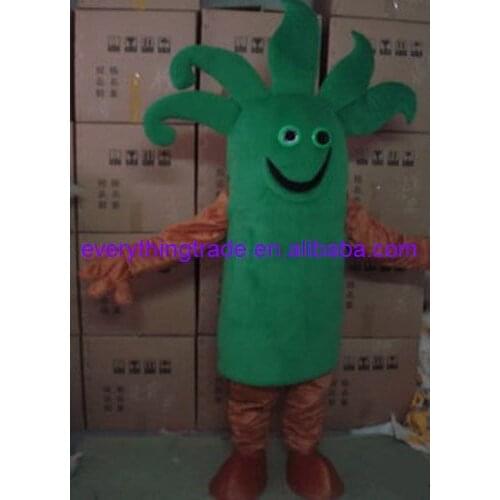 Hot sale Cute Adult cute green tree monster mascot fancy dress costumes Chirstmas party costumes