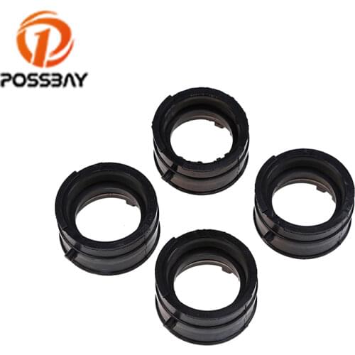 POSSBAY Carburetor Air Joint Boot Interface for Honda CBR600F Hurricane 1987 1988 1989 1990 Moto Carburetor Intake Glue Boots