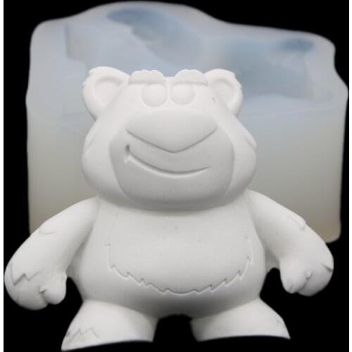 Strawberry Bear Liquid Mold Decorations and Ornaments Pendant Mold 17-179