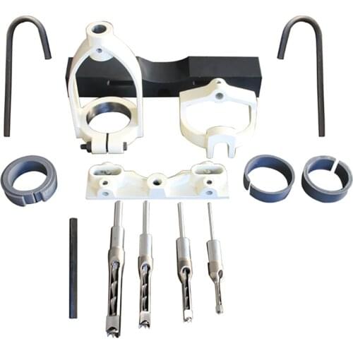 Square Tenon Machine Accessories Set DIY Woodworking Bench Drill Square Tenon Machine Converter Tenon Frame Reducer Sleeve