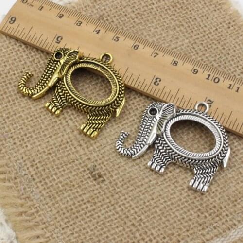 Fit 18x25mm Antique silver Cameo/Glass/Cabochon Frame bezel Settings, DIY-Accessory Pendant Charm 5pcs/lot K04342