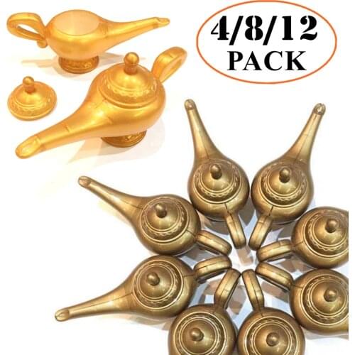 Plastic Cosplay Genie Lamp Halloween Decoration Christmas Home Party Ornament Pot Cartoon Movie Party Prop Fancy Dress