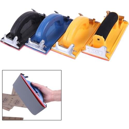 Plastic sand skin rack Sandpaper Holder Grinding Polished Tools For Walls Woodworking Polishing Sandpaper Holder Abrasive Tools