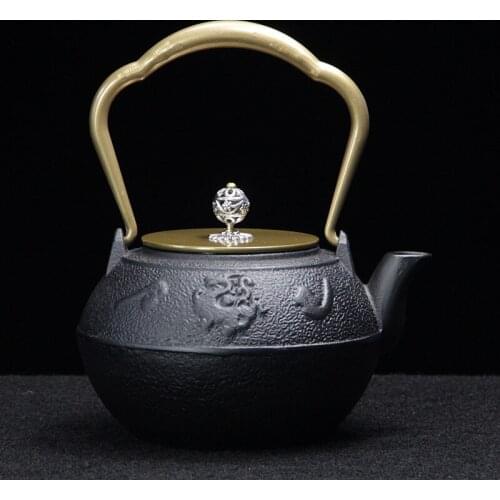 Teapot gift household health iron teapot wholesale boiling water tea making Japanese handmade cast iron Teapot Tea Set