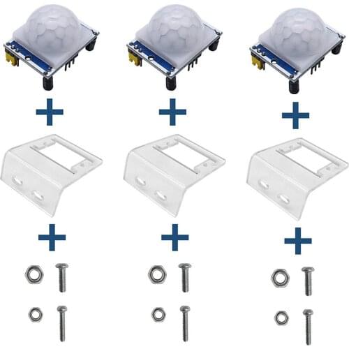 HC-SR501 Adjust IR Pyroelectric Infrared PIR Motion Sensor Detector Module for Arduino raspberry pi DIY kits