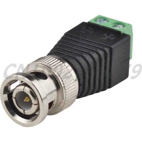 RF electrical wire terminal BNC Male TO AV Terminals PLUG CCTV Connector Adapter