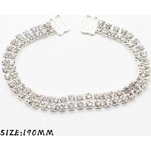 Trend Home Rhinestones Buckle 2 pcs Handicraft (Semi-finished Products) DIY Clothing Sewing Supplies and Fabrics Buckles Hooks