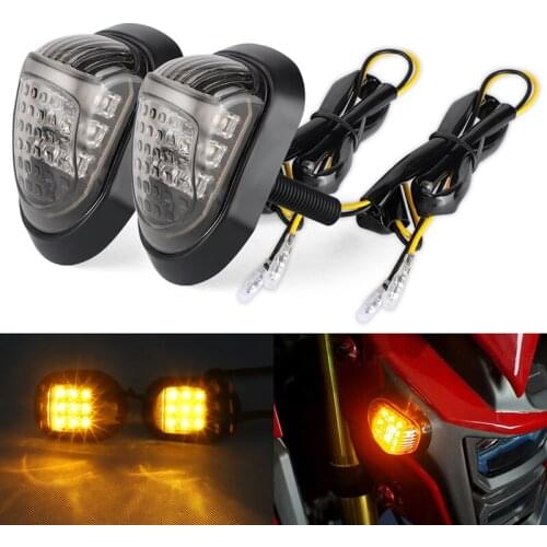 Yellow Lighting Motorbike moto Indicators Blinker 9 LED Motorcycle Light Flasher Turn Signal Light intermitentes moto 12V