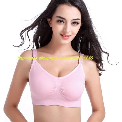 1Pcs Comfortable Women Feeding Soft Cotton Bra Nursing Breastfeeding no brooch Pregnant Women Underwear