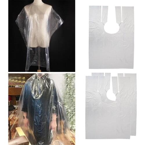 150x Disposable Hair Cutting Capes Gowns Protect Barber Shop Gown Apron