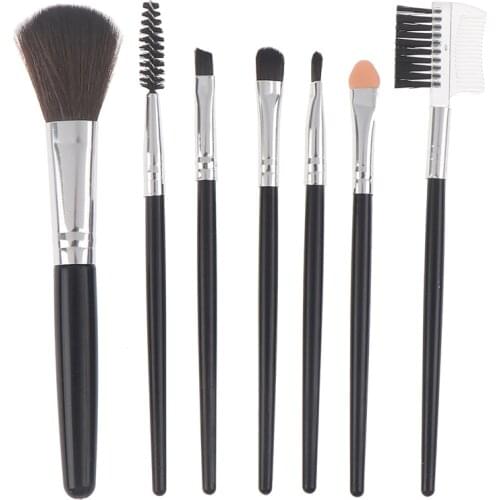 7Pcs Pro Makeup Brush Sets Eyeshadow Cosmetic Tools Eye Face Beauty Brushes