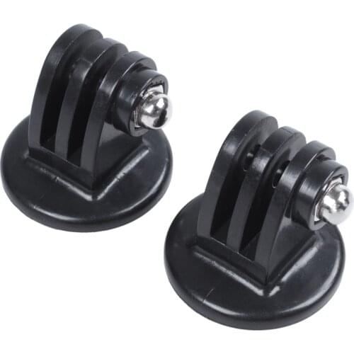 Tripod mount adapter Black GoPro Hero 4 3 + 3 2 1 (2 packages)