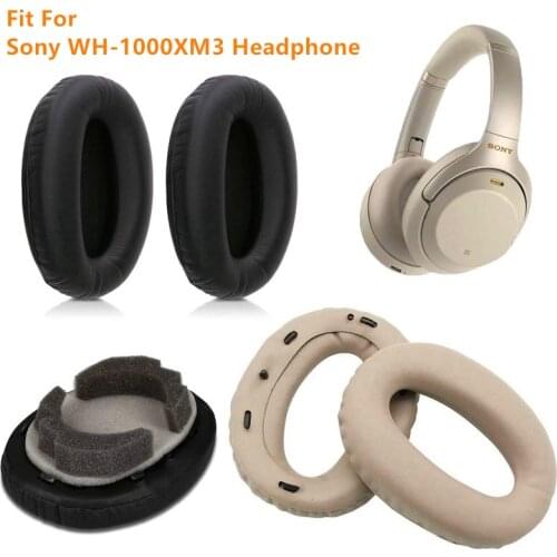 New Ear Pads for Sony WH 1000XM3 Headphones WH-1000XM3 Earpads Earmuff Cover Cushions Replacement Cups Pillow Sleeve