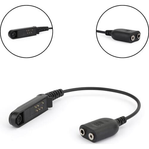 Artudatech ​​Walkie Talkie Audio Adapter K Interface 2Pin Headset Port Converter Cable For Baofeng UV9R BF 9700 A58