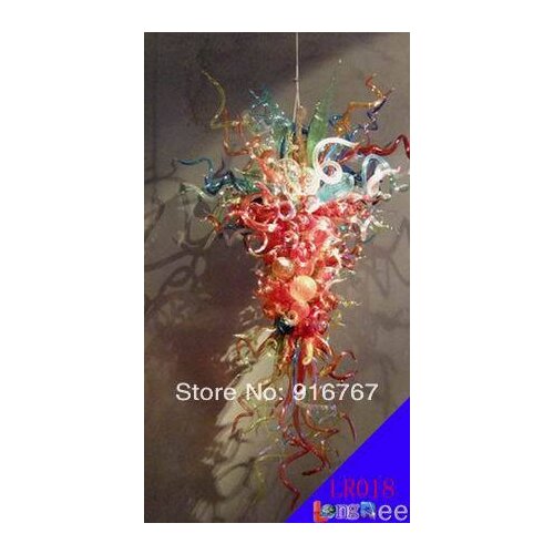 Big LR018-Free Shipping Long Blown Glass Lamps and Chandeliers