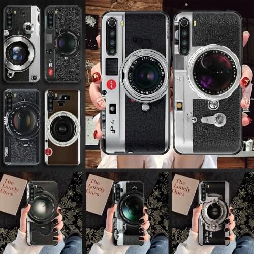 Steampunk Camera Phone case For Xiaomi Redmi Note 7 7A 8 8T 9 9A 9S 10 K30 Pro Ultra black 3D bumper trend prime luxury cover