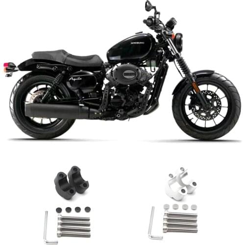 FOR Hyosung GV300S Motorcycle Handlebar Handle Bar Riser Heighten Extend Mount Clamp Adapter CNC