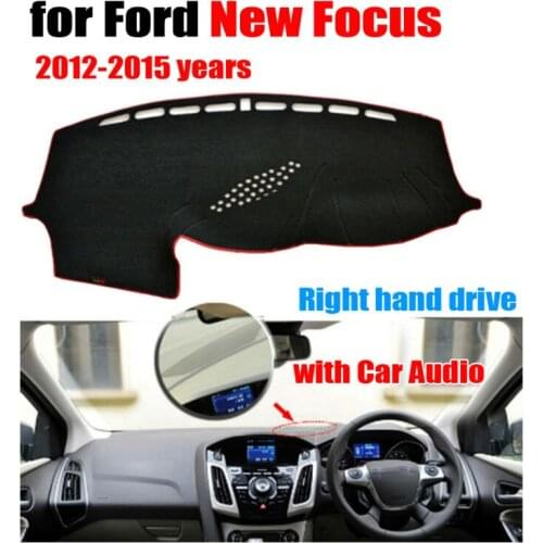 Car dashboard cover mat for Ford New Focus 2012-2015 High configuration Right hand drive dashmat pad dash cover auto accessories