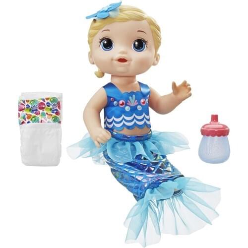 Baby Alive Mermaid baby-blonde-Baby girl toy, doll, blonde doll