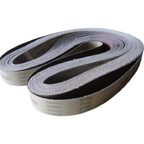New 5pcs 2100*50 mm Brown corundum belt Abrasive Sanding Belts Knife Sharpener Tool GXK51-B
