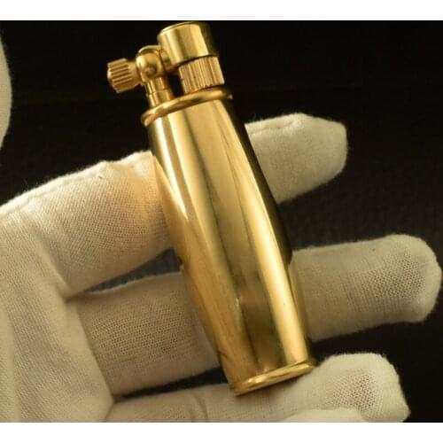New Brass Lighter Old Style Creative Personality Compact Convenient Smoking Accessories Mens Gift Lighter